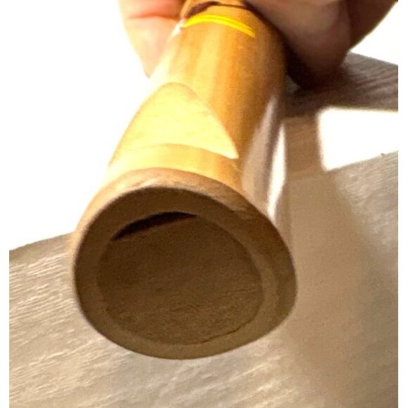 Bamboo Flute With Toucan Design & Six Finger Holes 13.5" Handcrafted - Picture 10 of 10